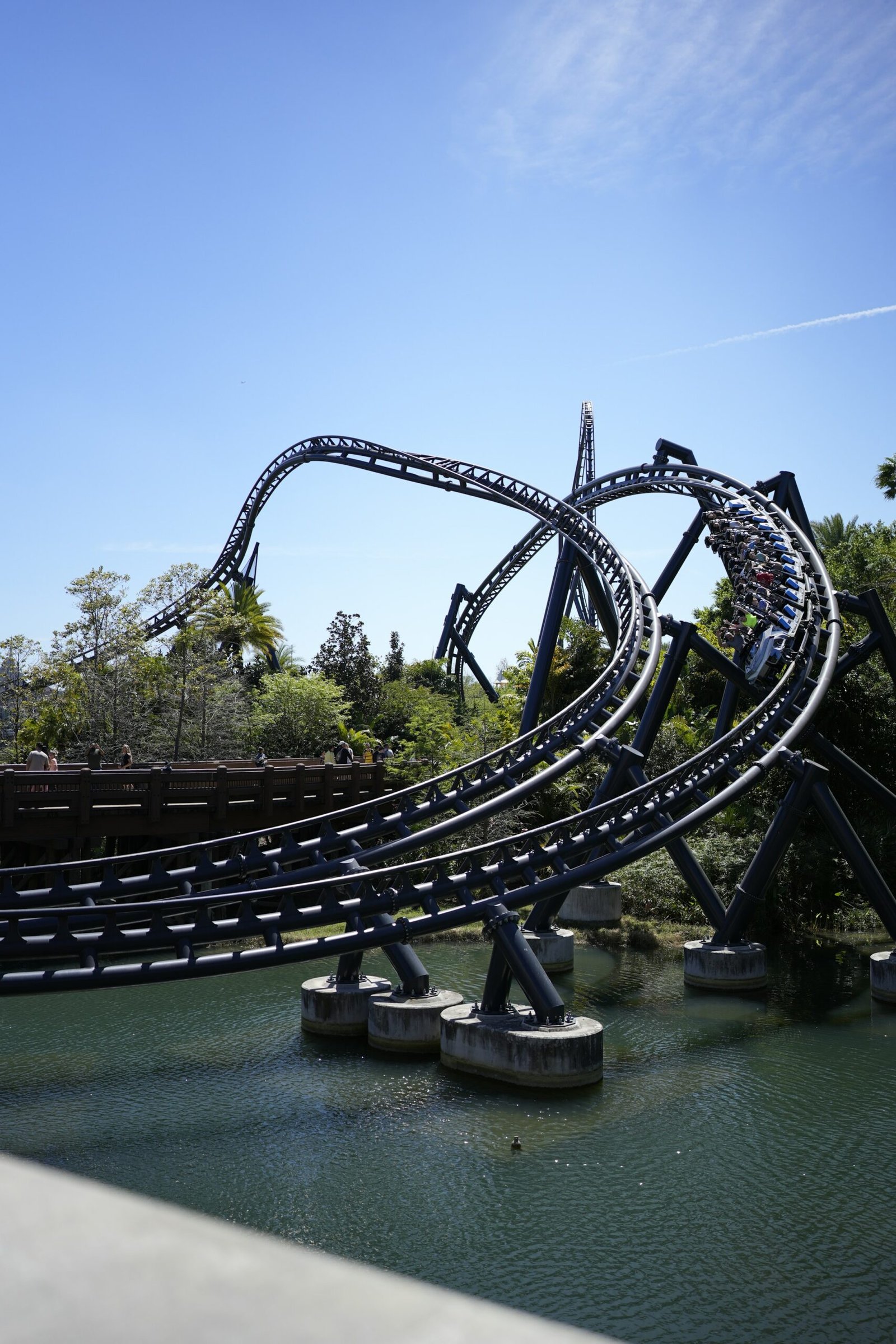 Montagnes russes à Universal Epic Universe, Orlando.