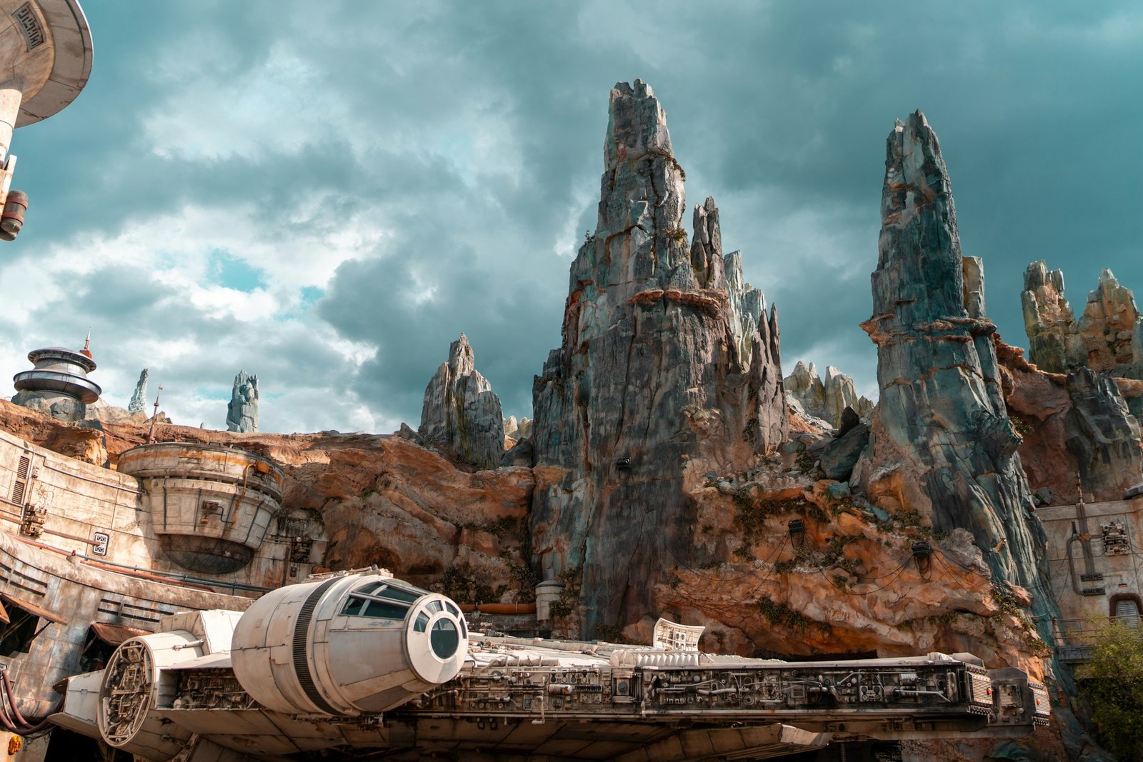 Le Faucon Millenium à Star Wars: Galaxy’s Edge, Disney’s Hollywood Studios, Orlando.